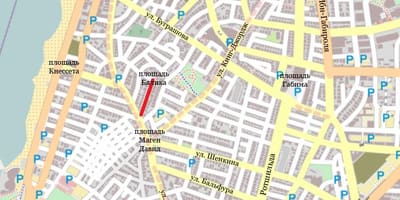 街道地图特拉维夫的以色列